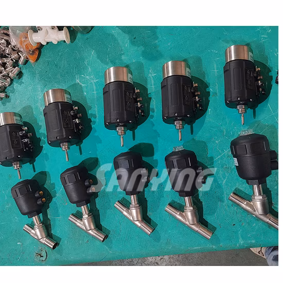 Stainless Steel Regulating Pneumatic/Manual Angle Seat Valve/Globe Valve/Divert Seat Valve