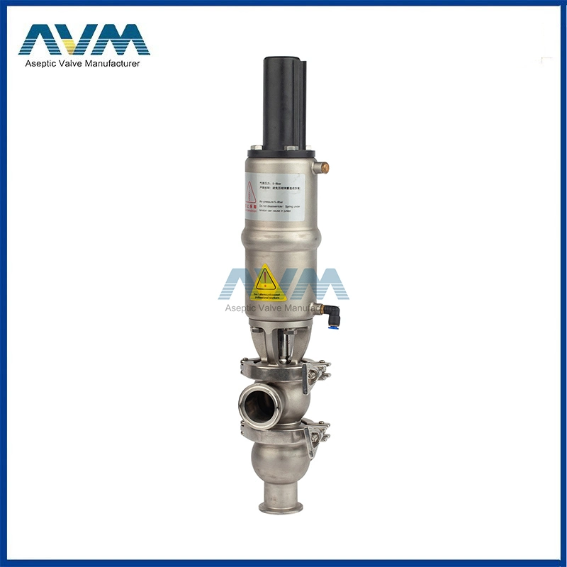 Sanitary Stainless Steel Single/Double Seat Pneumatic Intelligent Mix-Proof Valve