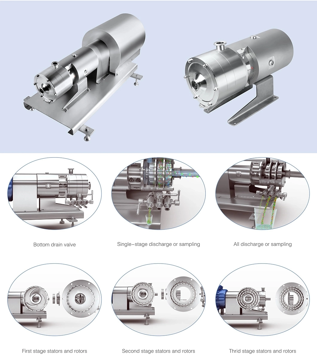 Cream Emulsifying and Homogenizing Mixer Pump