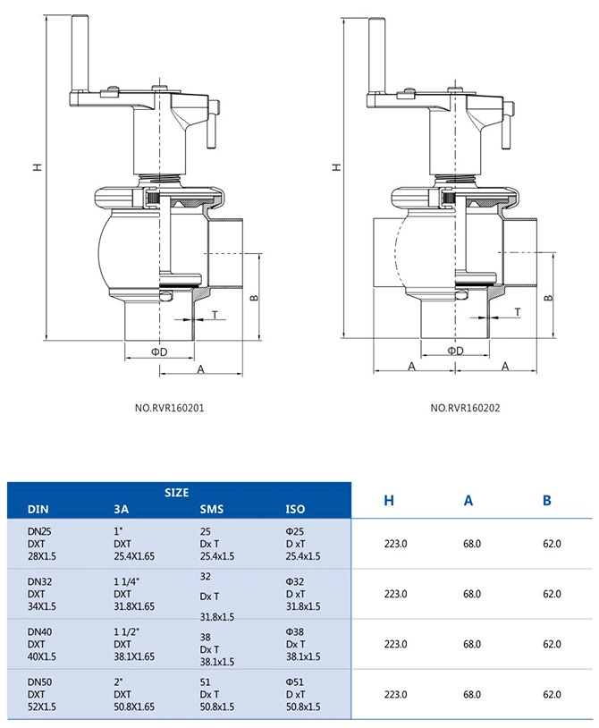 Sanitary Stainless Steel 316L Mix Proof Valve with Double Seat Mix Proof Valve