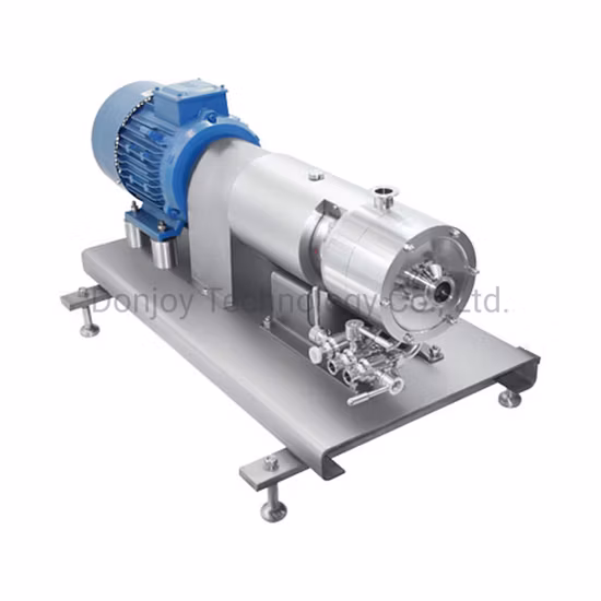 Bomba mezcladora emulsionante homogénea de etapas múltiples SS316L con impulsor de acero inoxidable