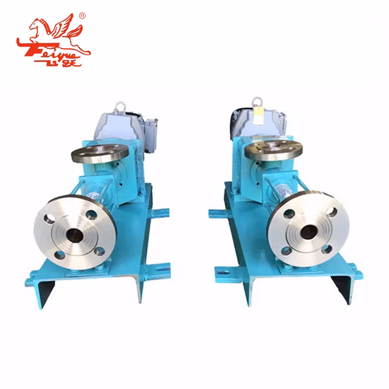 G Varias bombas de engranajes de tornillo helicoidal simple mono rotor de acero inoxidable, bomba de tornillo de cavidad progresiva